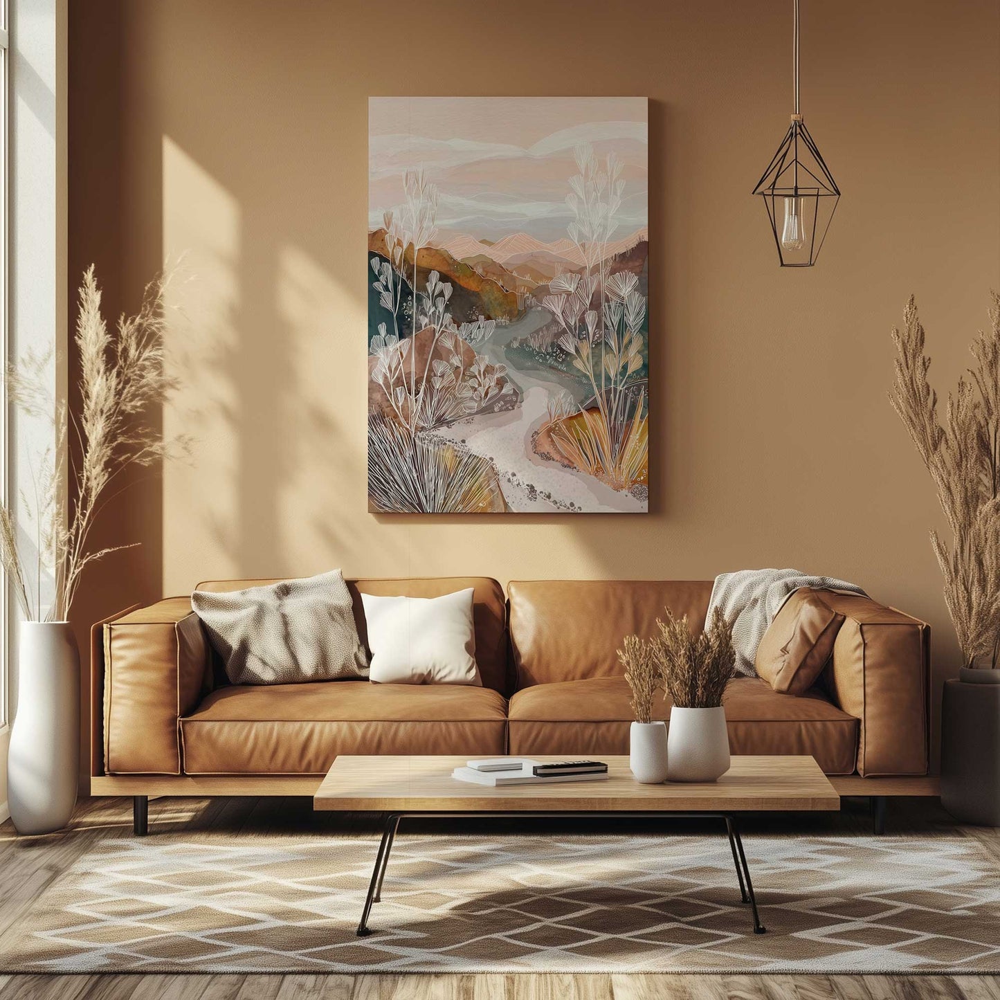 Picture of art in a room