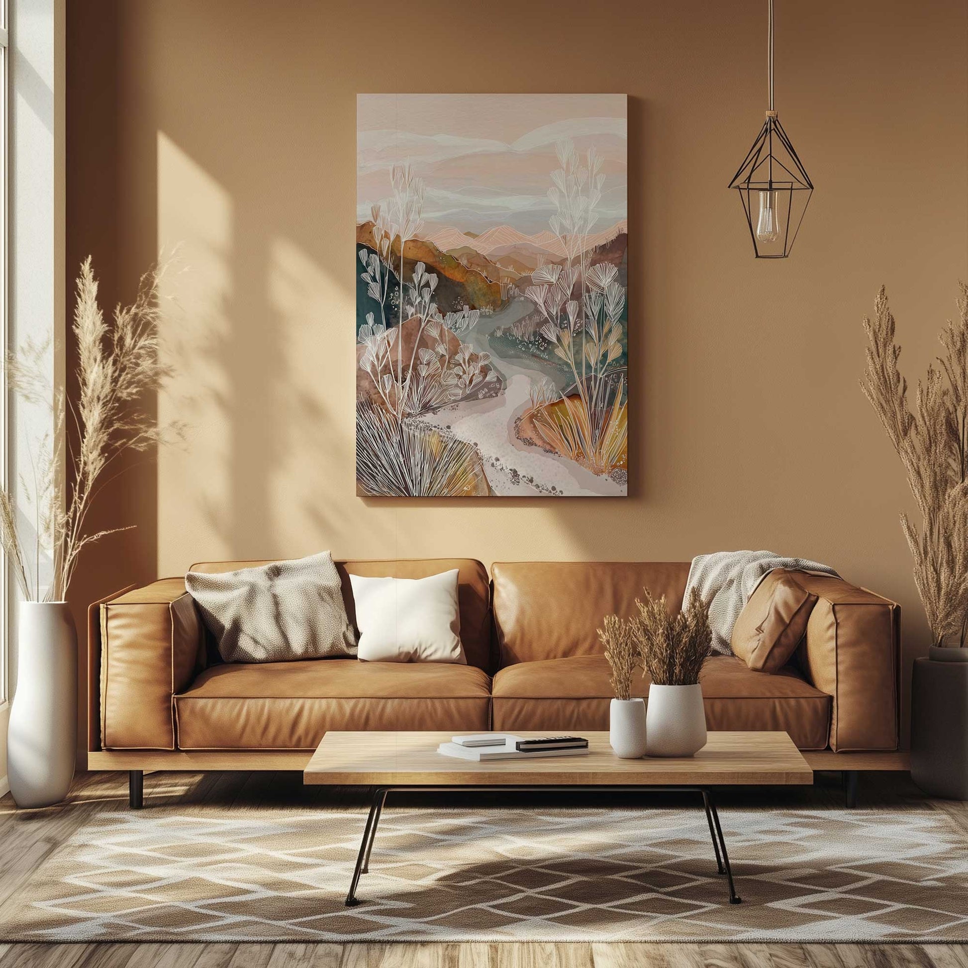 Picture of art in a room