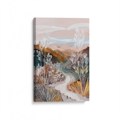 [Color:Stretched Canvas], Picture of art at an angle