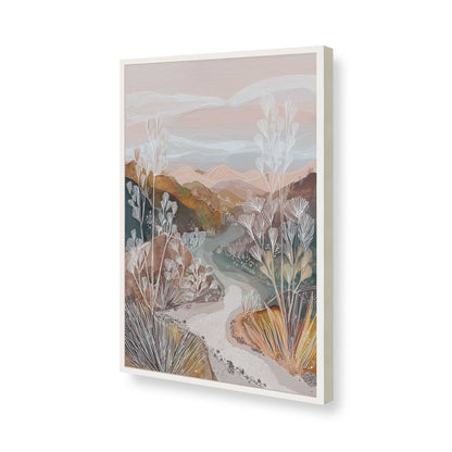 [Color:Opaque White], Picture of art in a Opaque White frame of the corner
