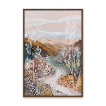 [Color:Walnut], Picture of art in a Walnut frame