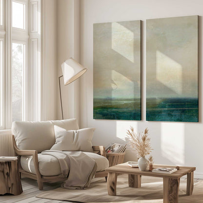 [Color:Stretched Canvas], Picture of art in a room