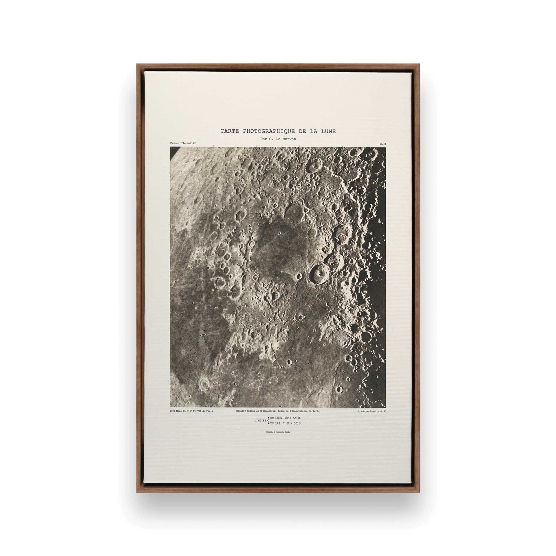 [Color:Walnut], Picture of art in a Walnut frame