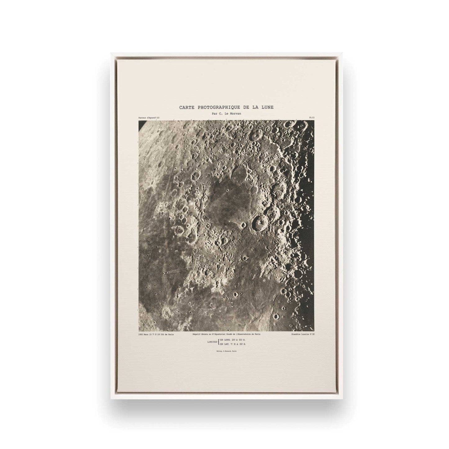 [Color:Opaque White], Picture of art in a White frame
