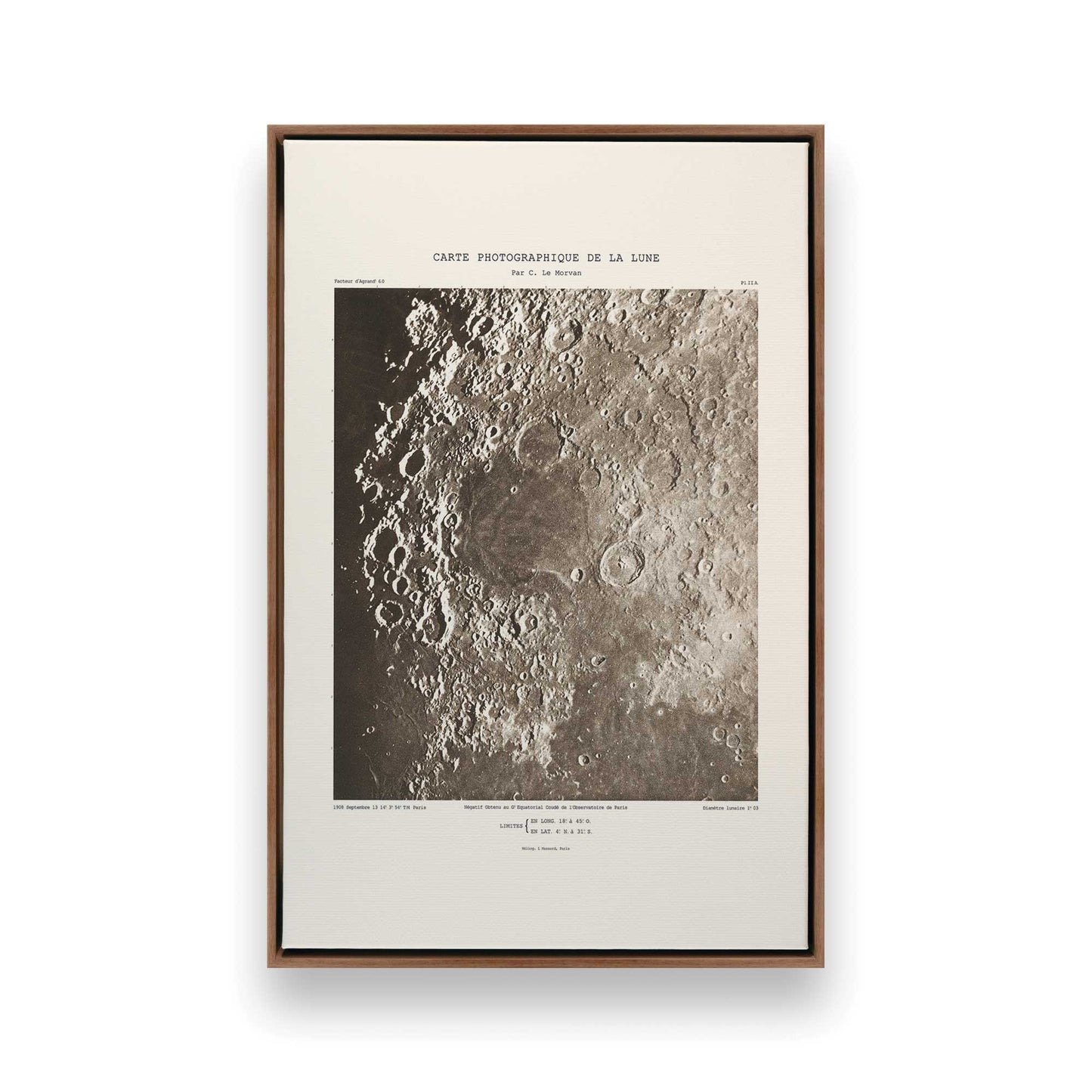 [Color:Walnut], Picture of art in a Walnut frame