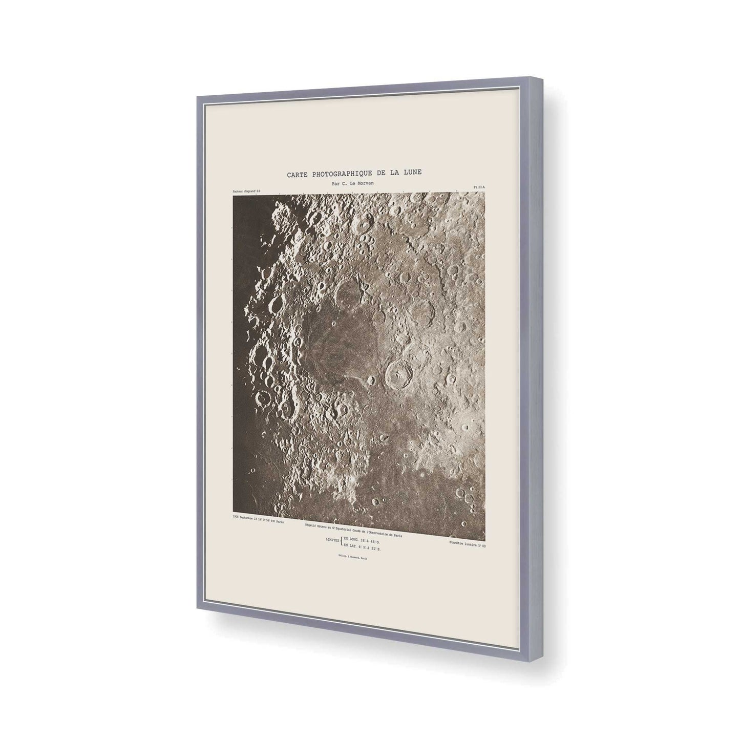 [Color:Polished Chrome], Picture of art in a Polished Chrome frame of the corner