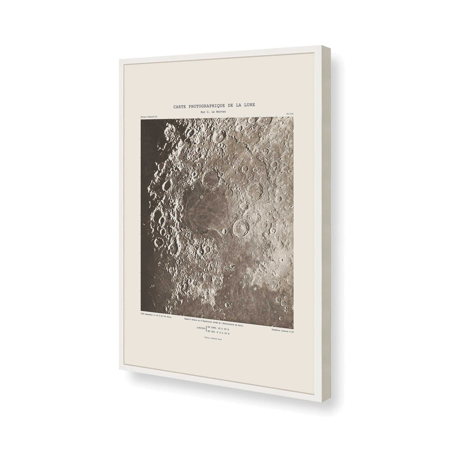 [Color:Opaque White], Picture of art in a Opaque White frame of the corner