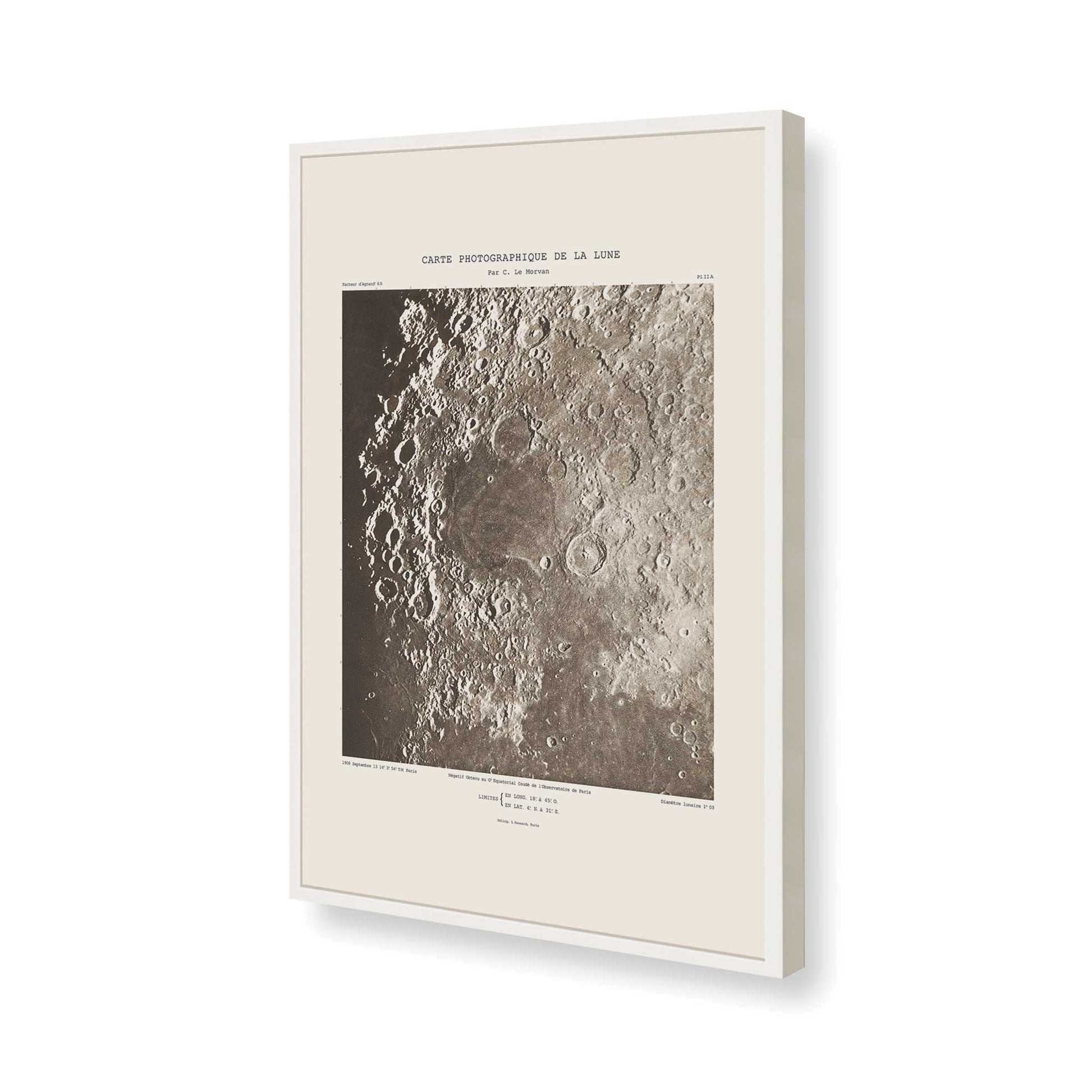 [Color:Opaque White], Picture of art in a Opaque White frame of the corner