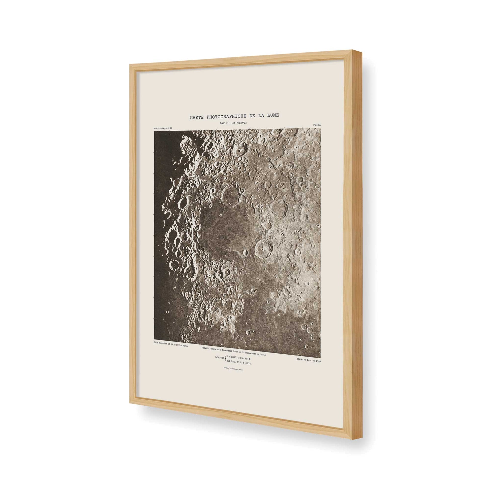 [Color:American Maple], Picture of art in a American Maple frame of the corner
