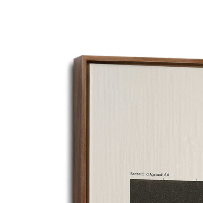 [Color:Walnut], Picture of art in a Walnut frame at an angle