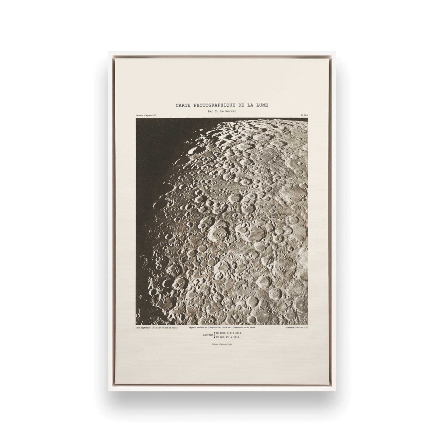 [Color:Opaque White], Picture of art in a White frame