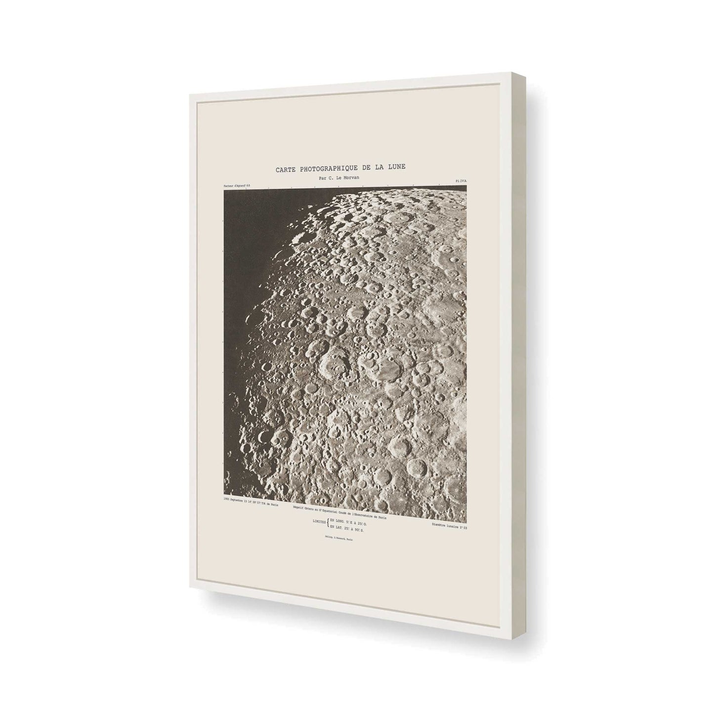 [Color:Opaque White], Picture of art in a Opaque White frame of the corner