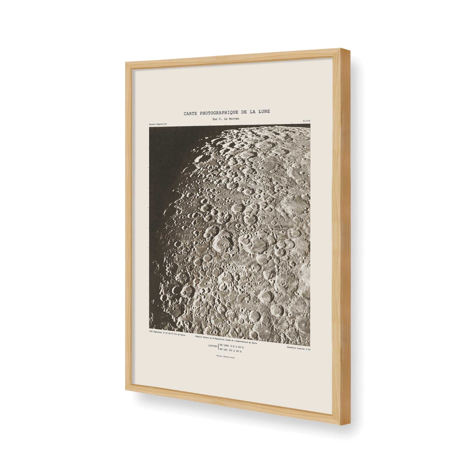 [Color:American Maple], Picture of art in a American Maple frame of the corner