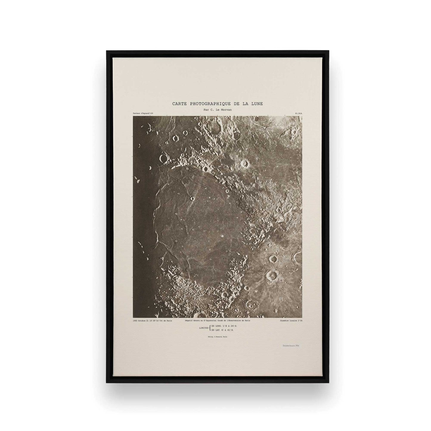 [Color:Satin Black], Picture of art in a Satin Black frame