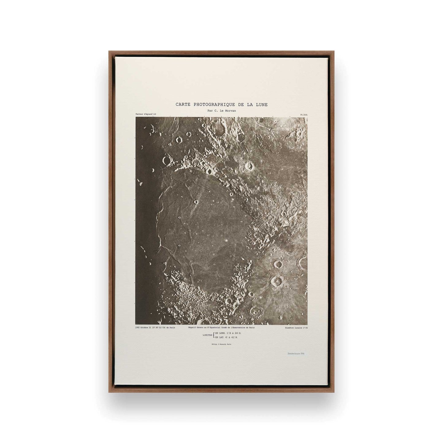 [Color:Walnut], Picture of art in a Walnut frame
