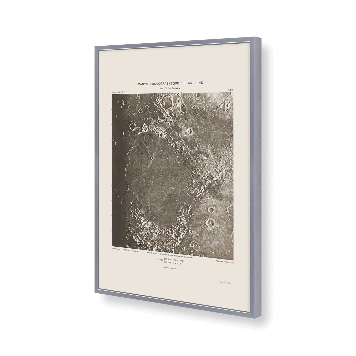 [Color:Polished Chrome], Picture of art in a Polished Chrome frame of the corner
