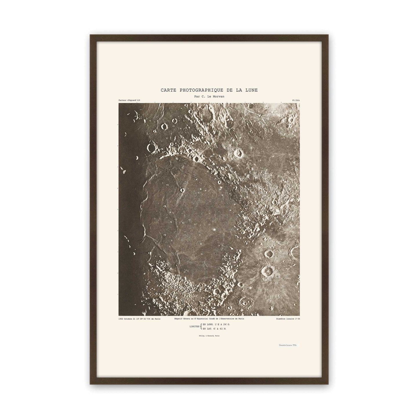 [Color:Brown], Picture of art in a Brown frame