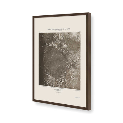 [Color:Brown], Picture of art in a Brown frame of the corner