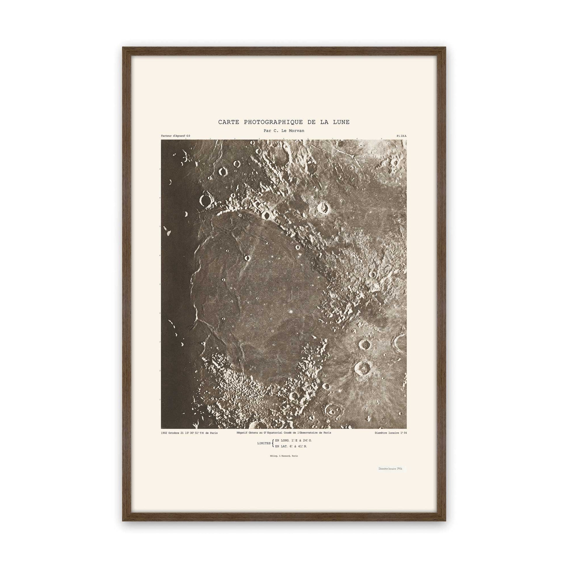 [Color:Walnut], Picture of art in a Walnut frame