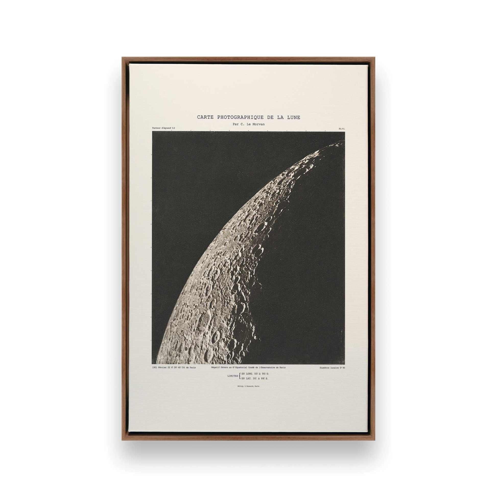 [Color:Walnut], Picture of art in a Walnut frame