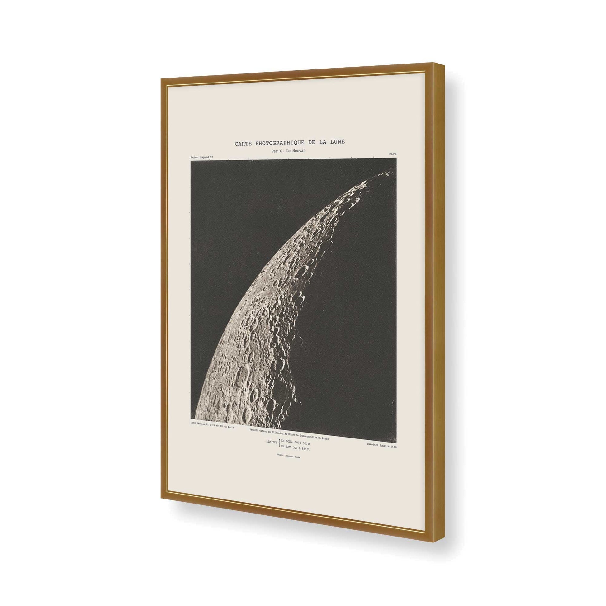 [Color:Polished Gold], Picture of art in a Polished Gold frame of the corner