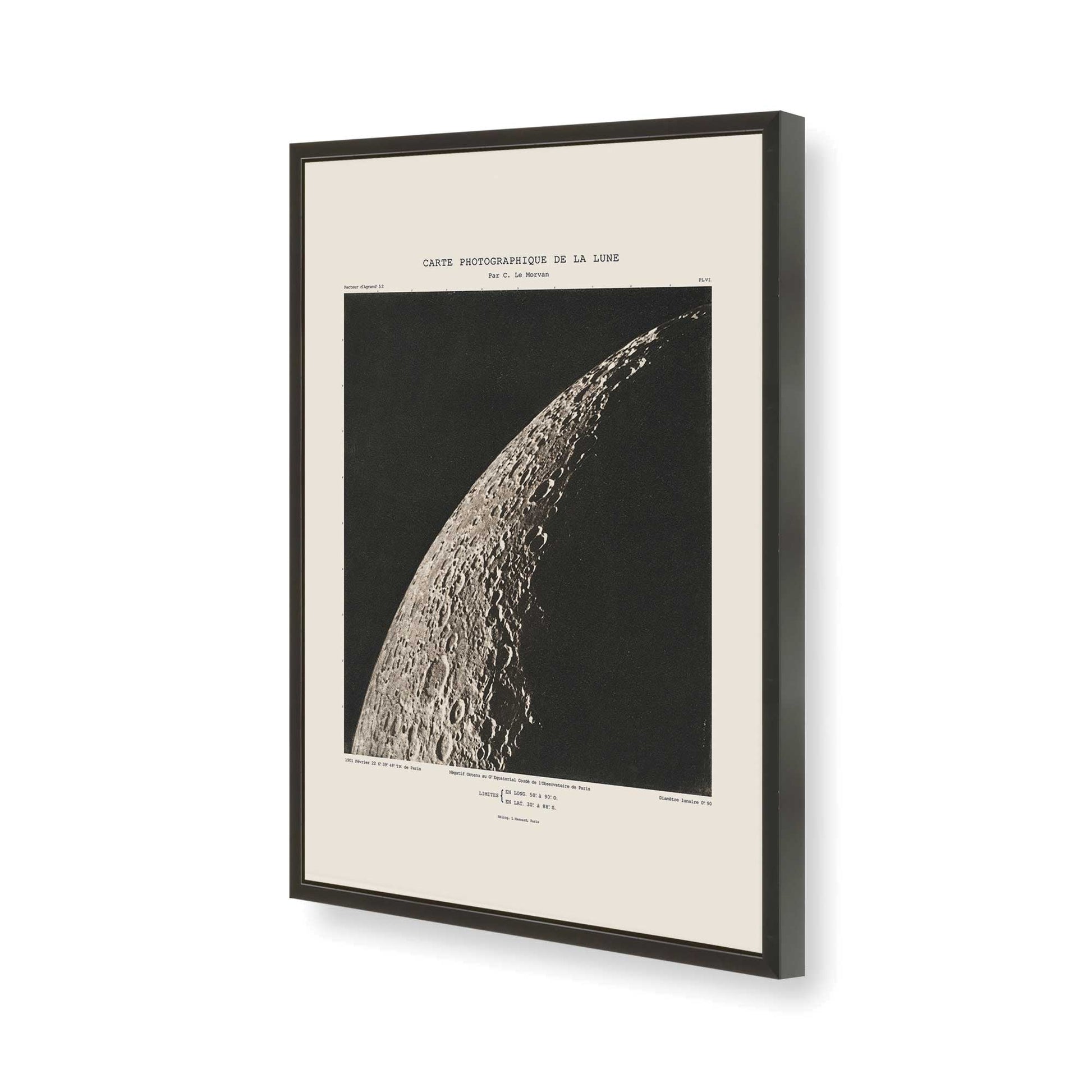 [Color:Satin Black], Picture of art in a Satin Black frame of the corner