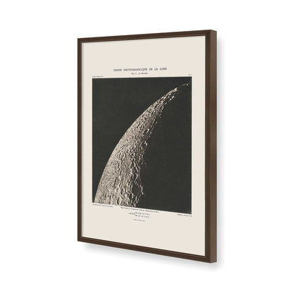 [Color:Brown], Picture of art in a Brown frame of the corner