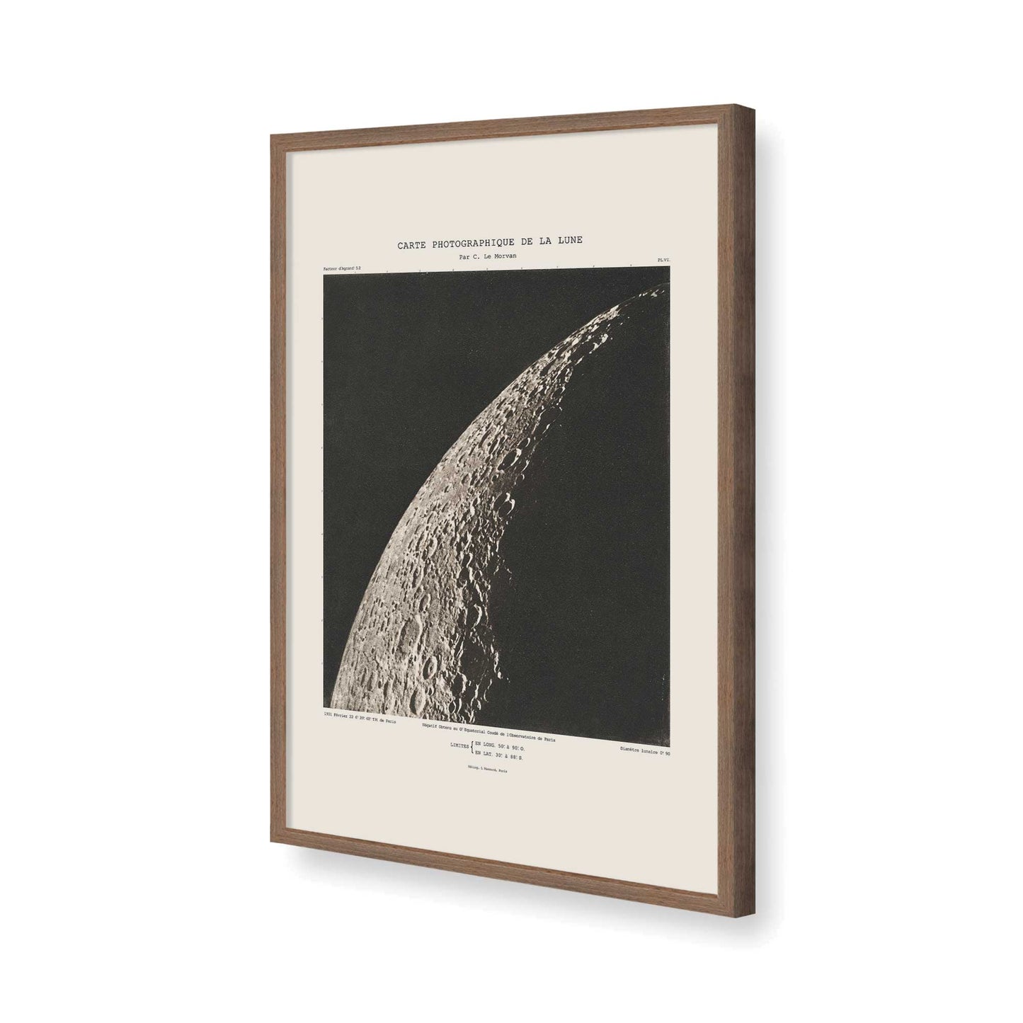 [Color:Walnut], Picture of art in a Walnut frame of the corner