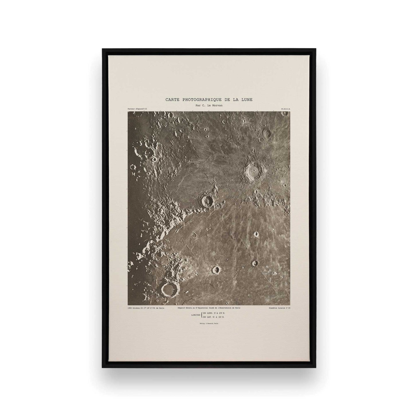 [Color:Satin Black], Picture of art in a Satin Black frame