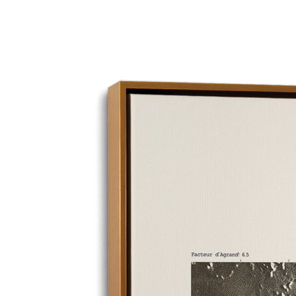 [Color:Polished Gold], Picture of art in a Polished Gold frame at an angle