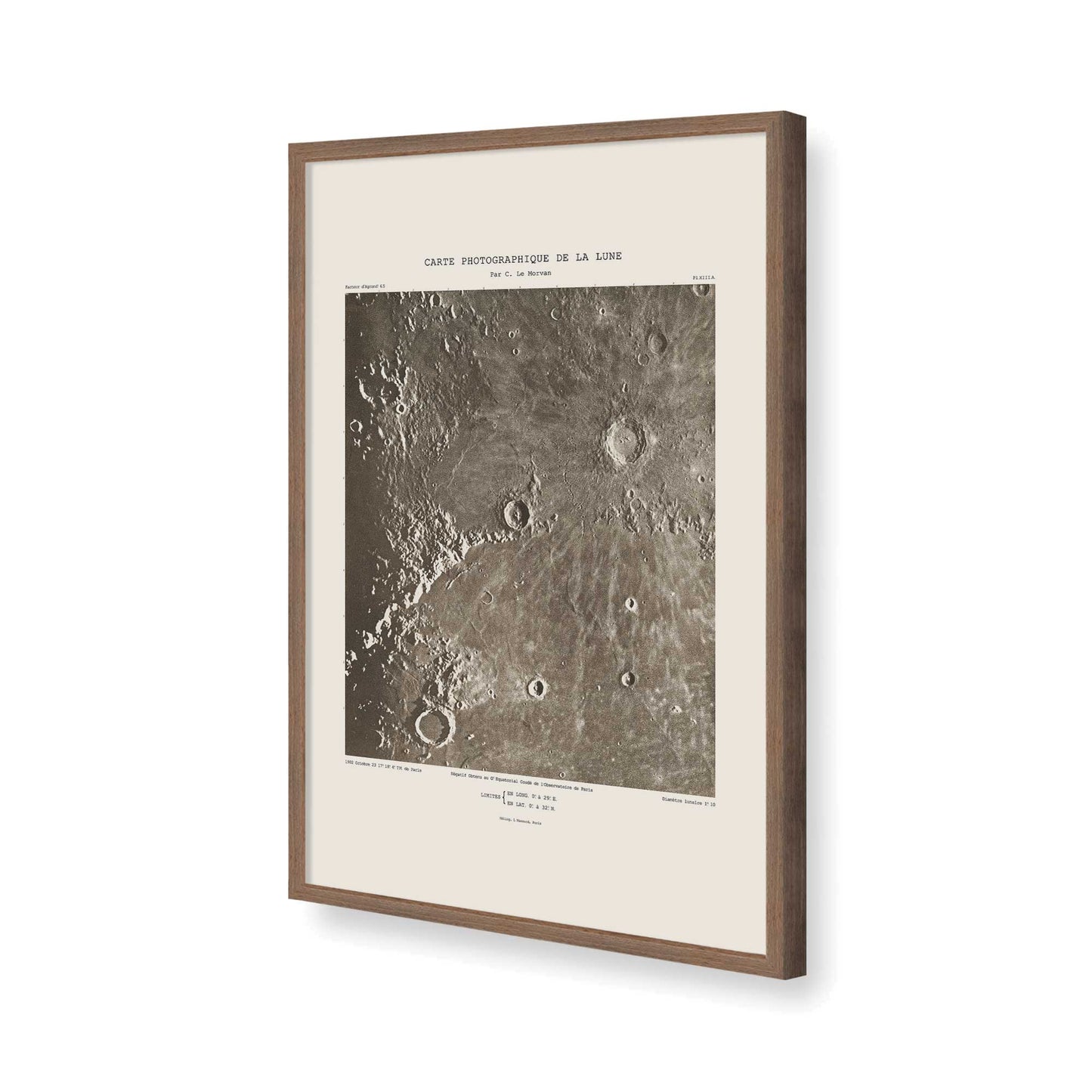 [Color:Walnut], Picture of art in a Walnut frame of the corner