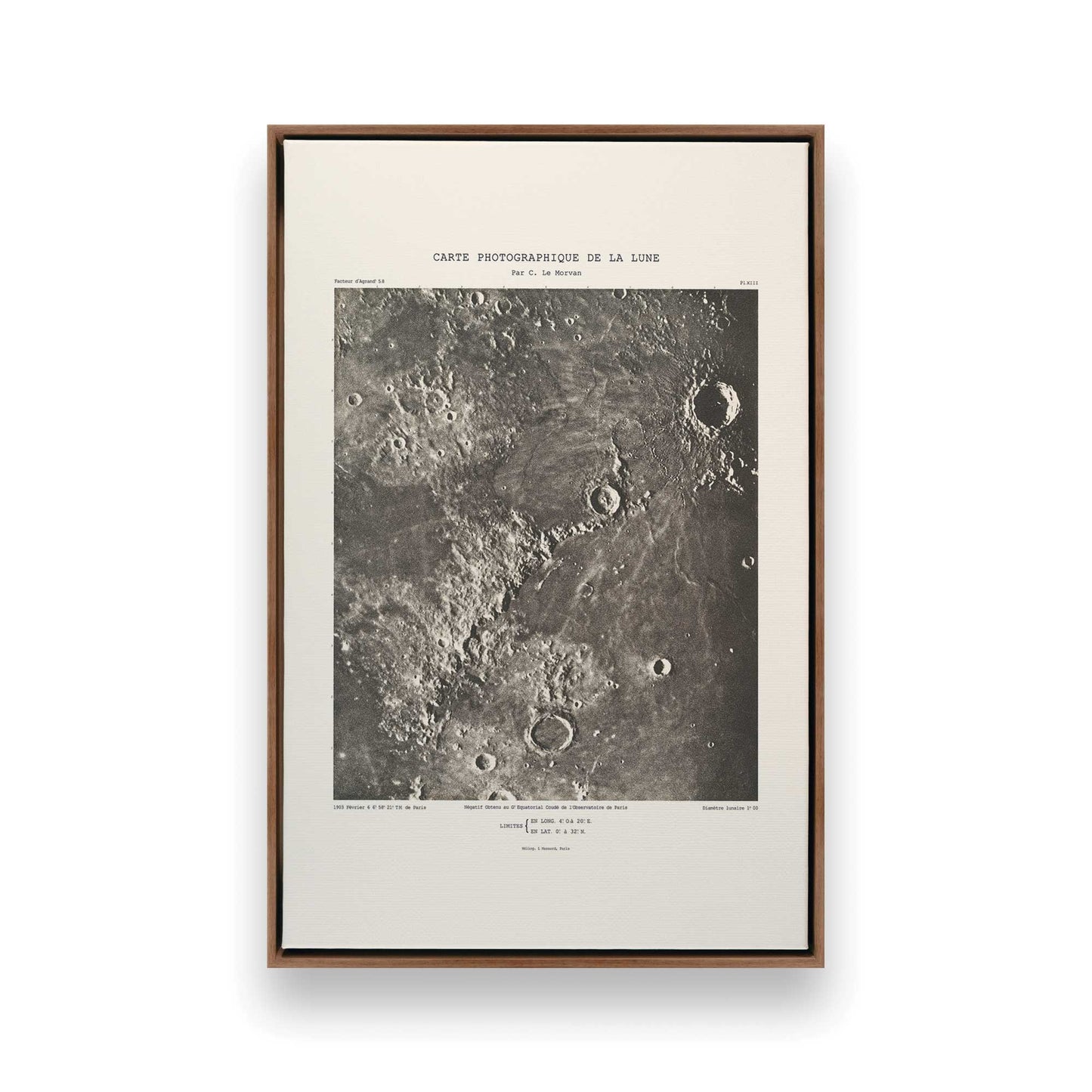 [Color:Walnut], Picture of art in a Walnut frame