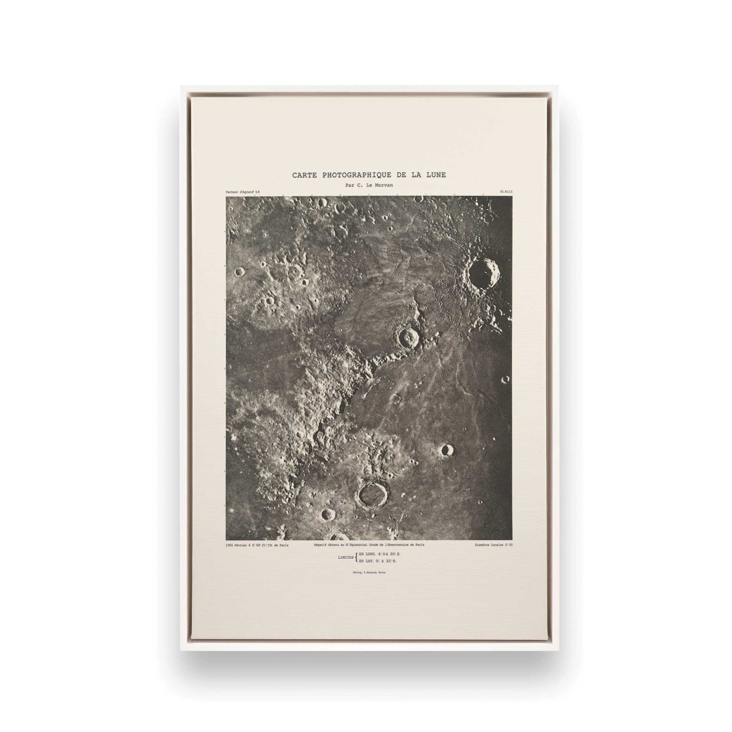 [Color:Opaque White], Picture of art in a White frame