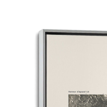 [Color:Polished Chrome], Picture of art in a Polished Chrome frame at an angle