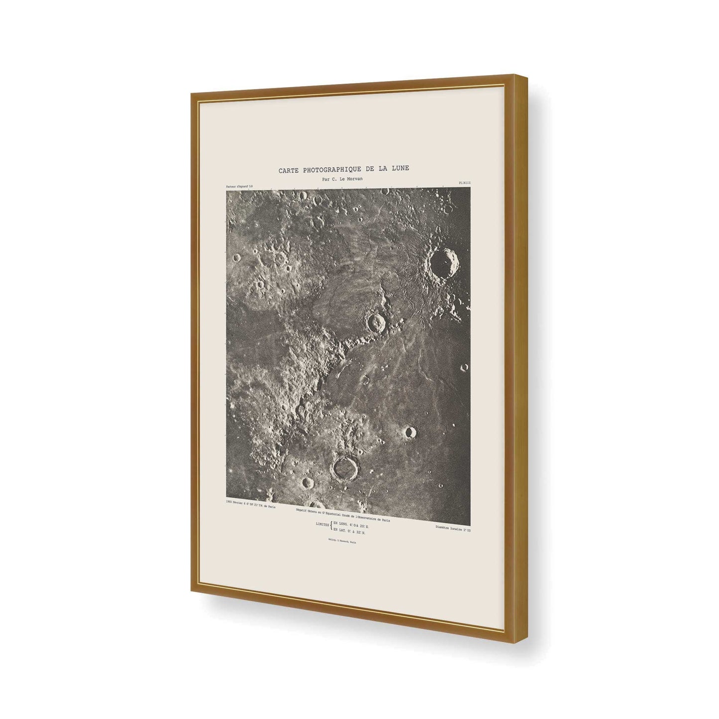 [Color:Polished Gold], Picture of art in a Polished Gold frame of the corner