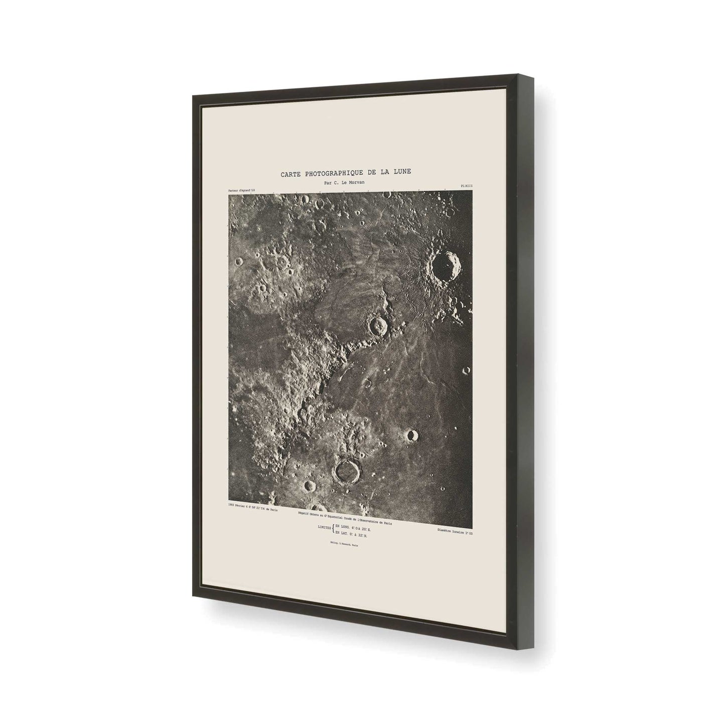 [Color:Satin Black], Picture of art in a Satin Black frame of the corner