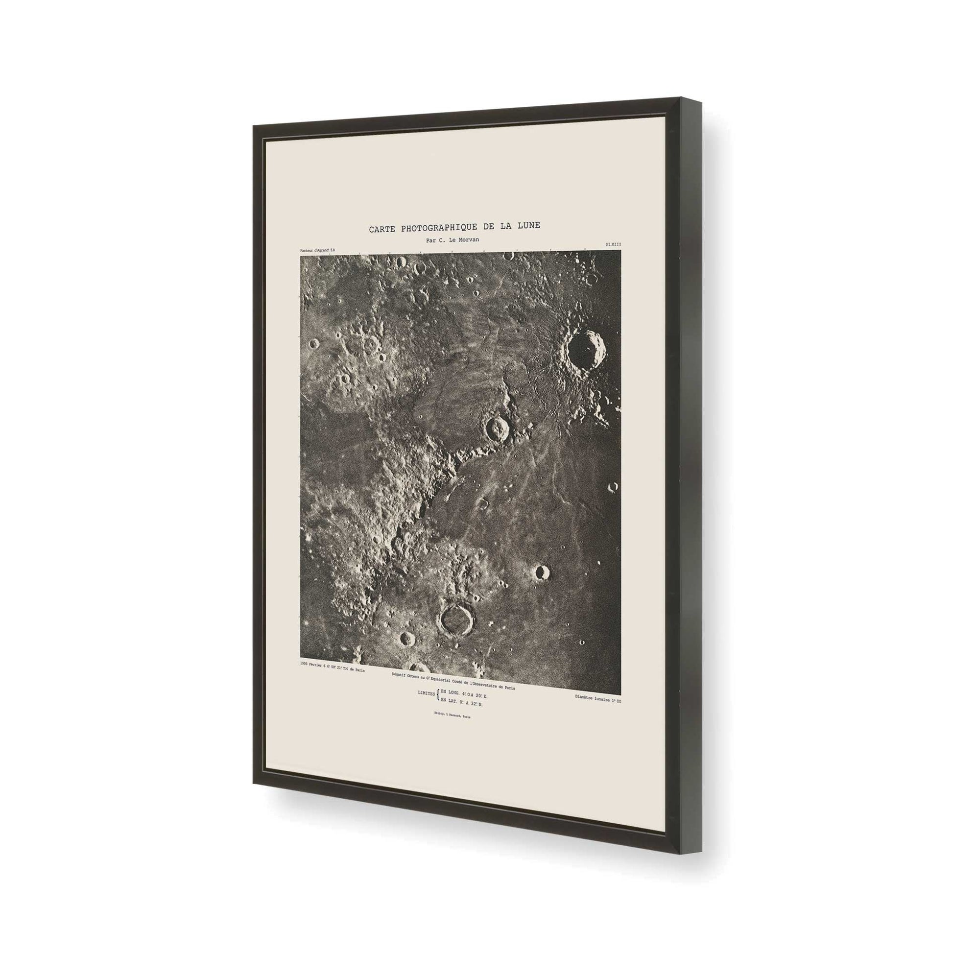 [Color:Satin Black], Picture of art in a Satin Black frame of the corner