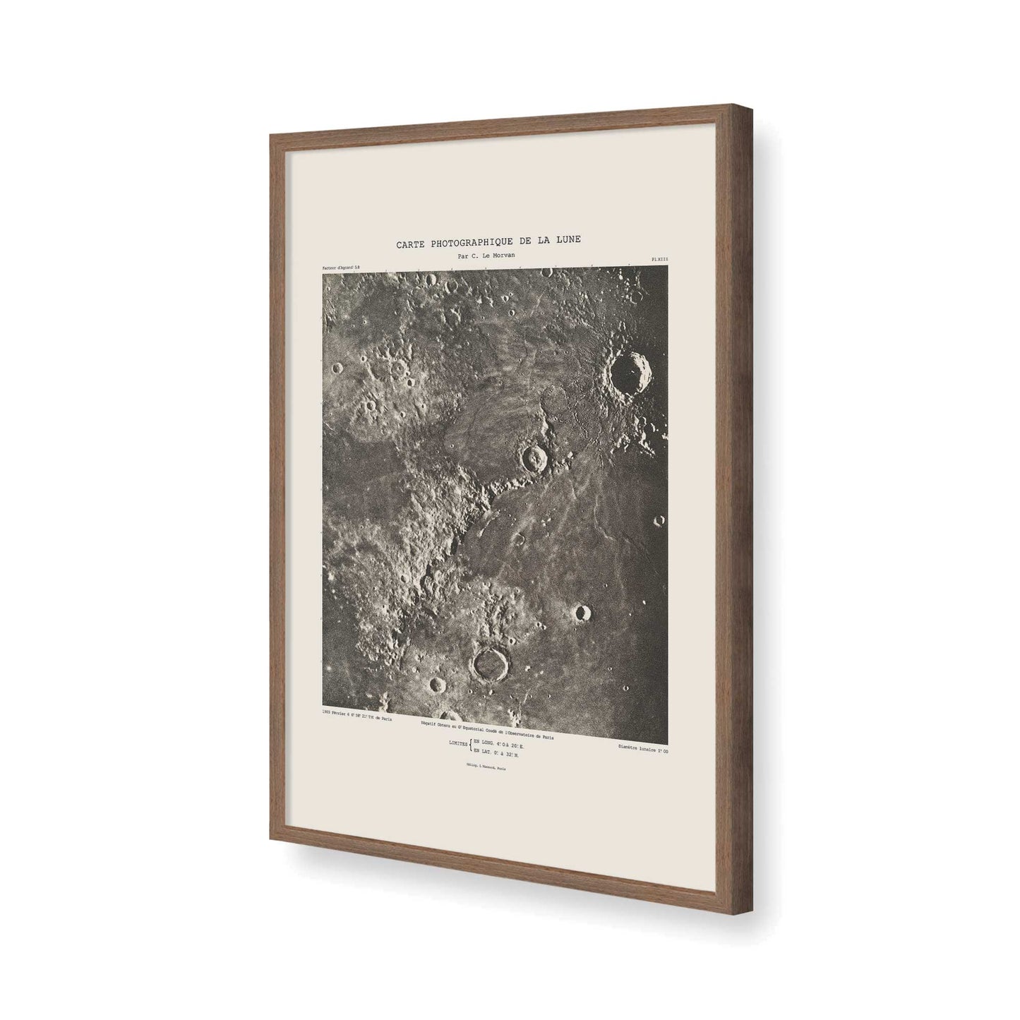 [Color:Walnut], Picture of art in a Walnut frame of the corner
