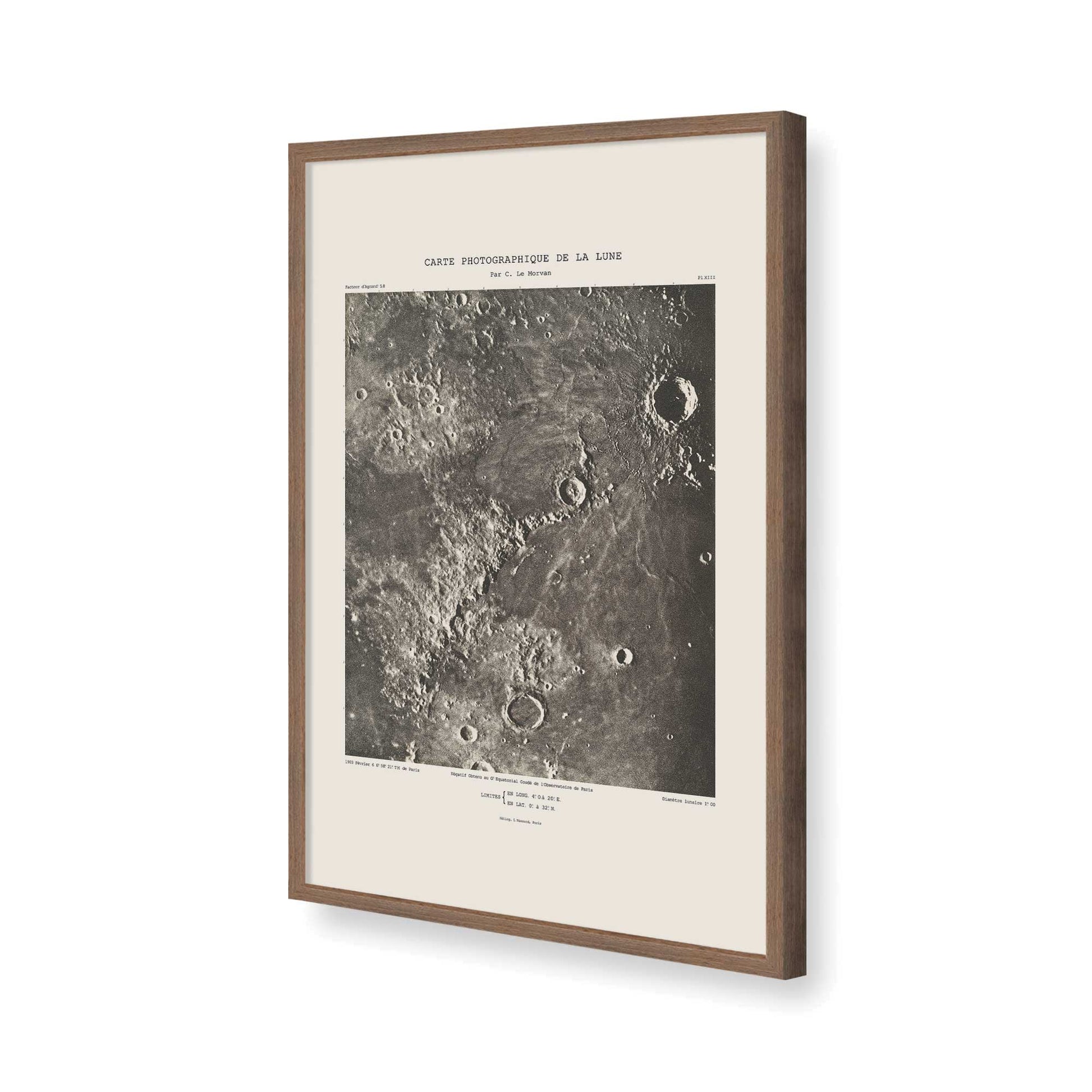 [Color:Walnut], Picture of art in a Walnut frame of the corner