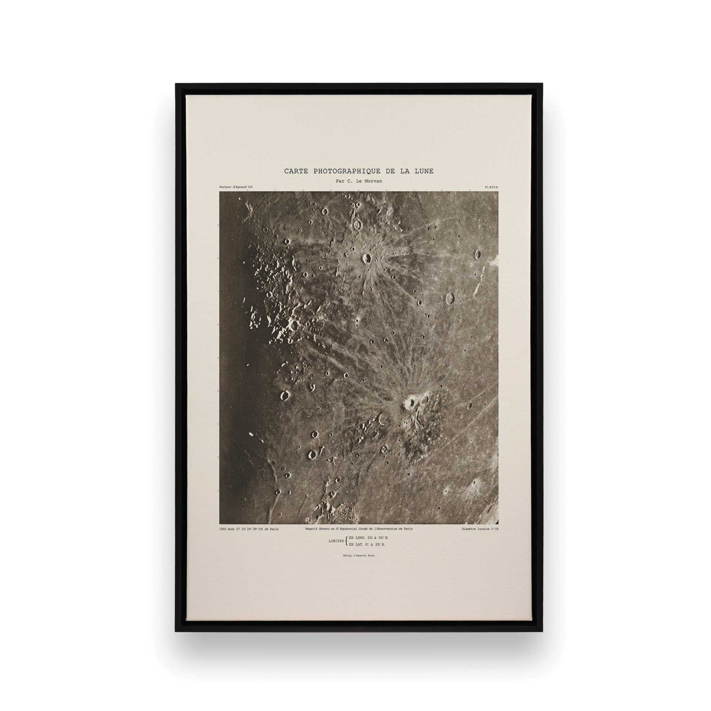 [Color:Satin Black], Picture of art in a Satin Black frame