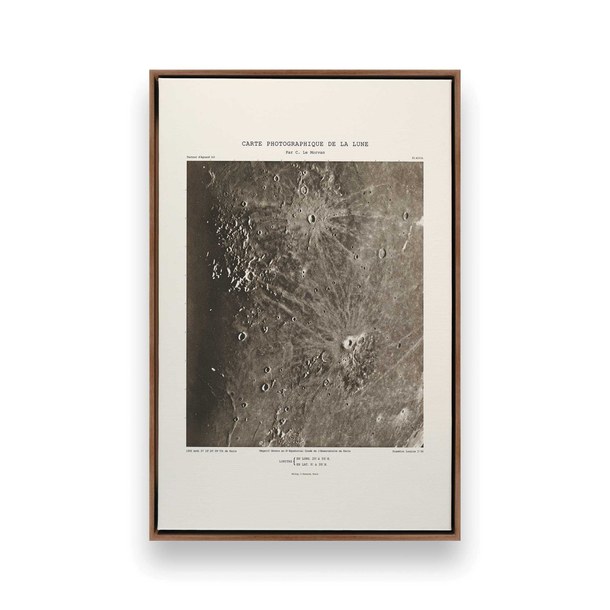 [Color:Walnut], Picture of art in a Walnut frame