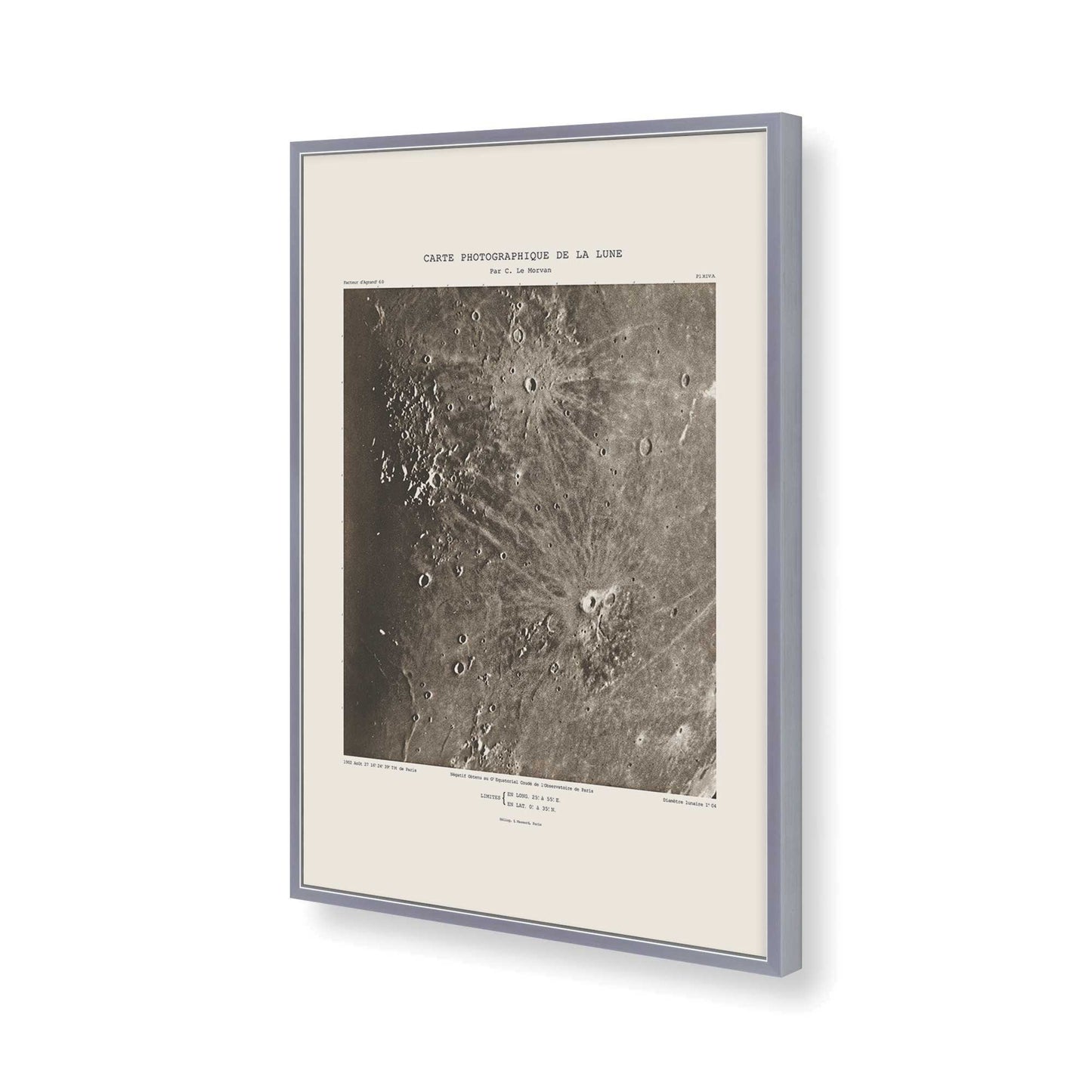[Color:Polished Chrome], Picture of art in a Polished Chrome frame of the corner