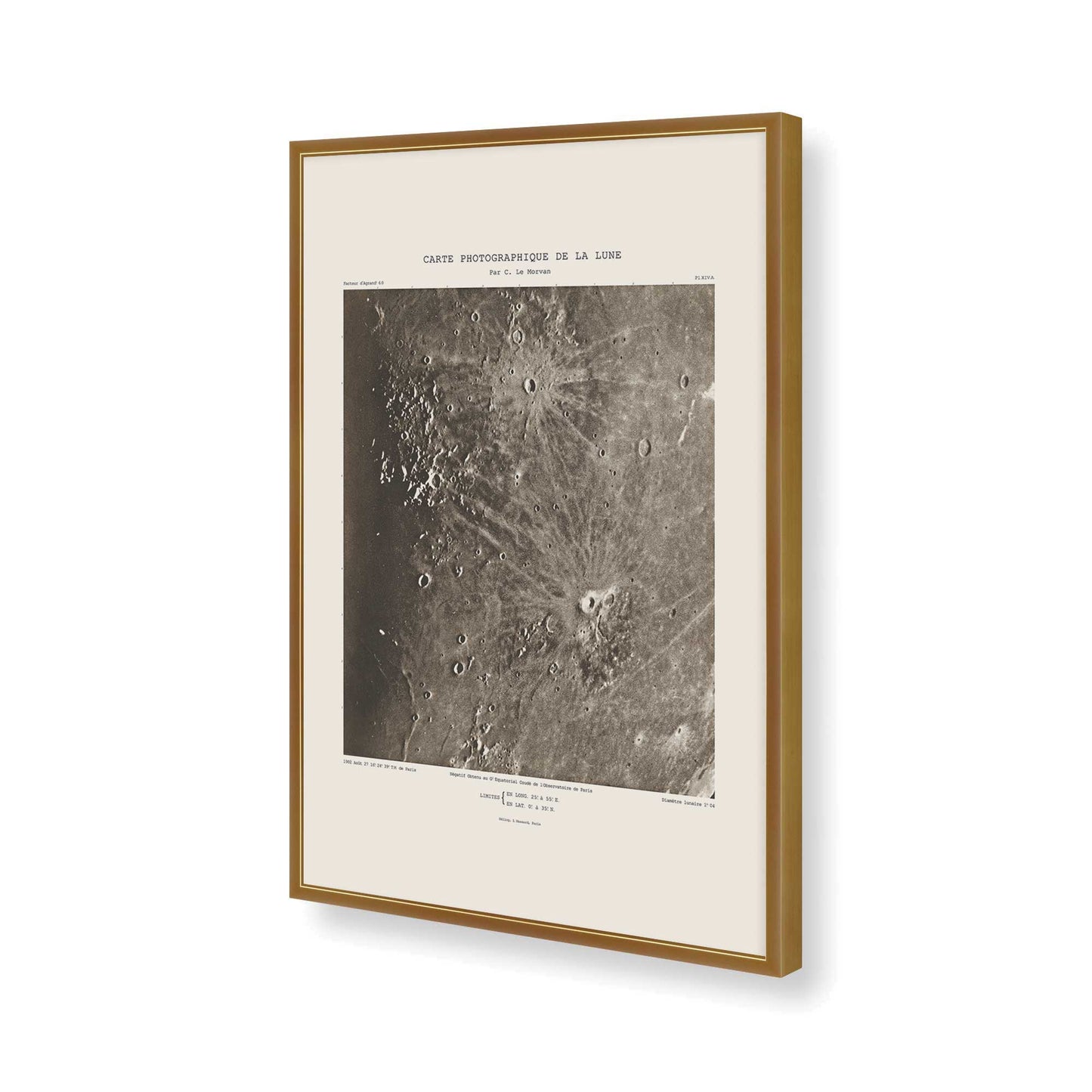 [Color:Polished Gold], Picture of art in a Polished Gold frame of the corner