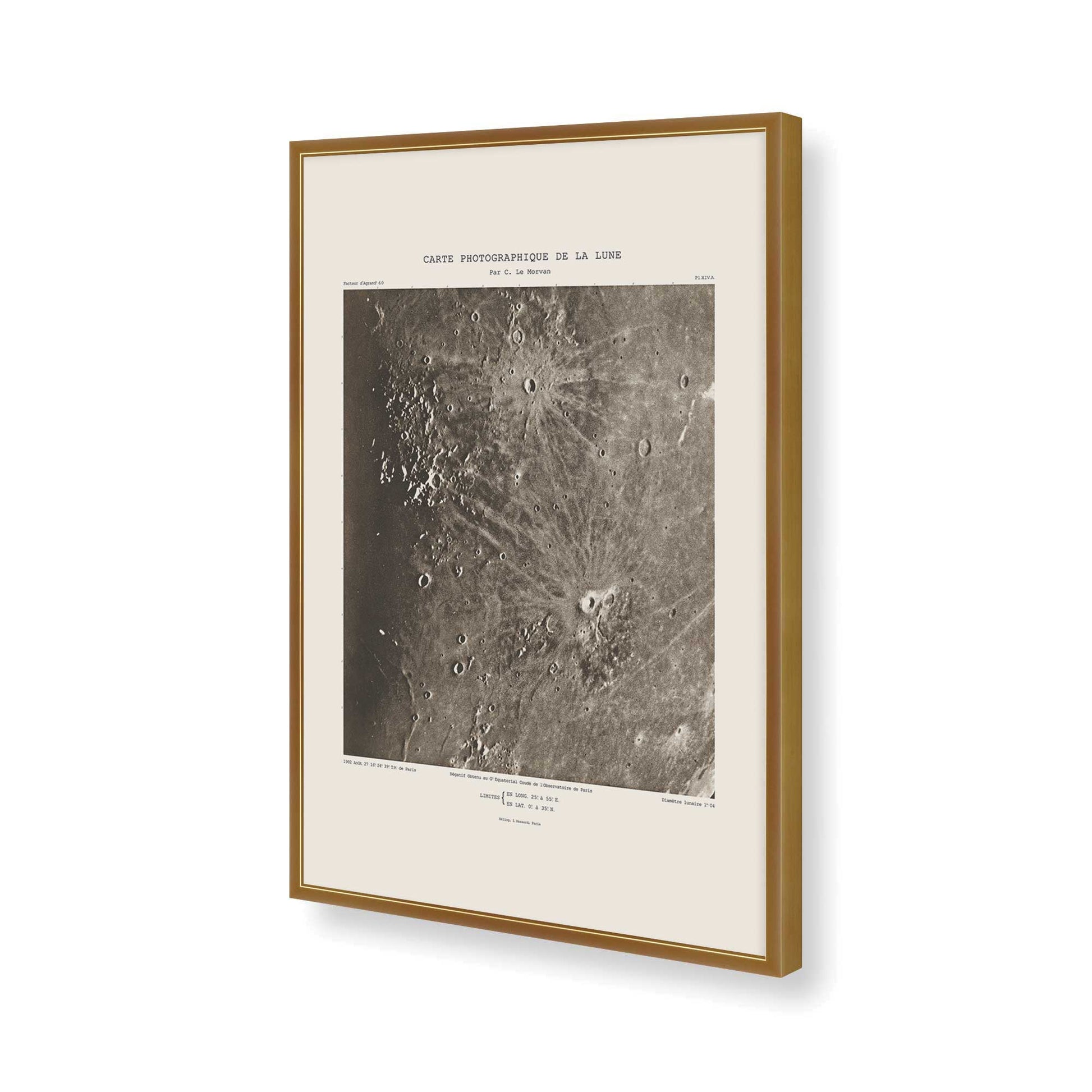 [Color:Polished Gold], Picture of art in a Polished Gold frame of the corner