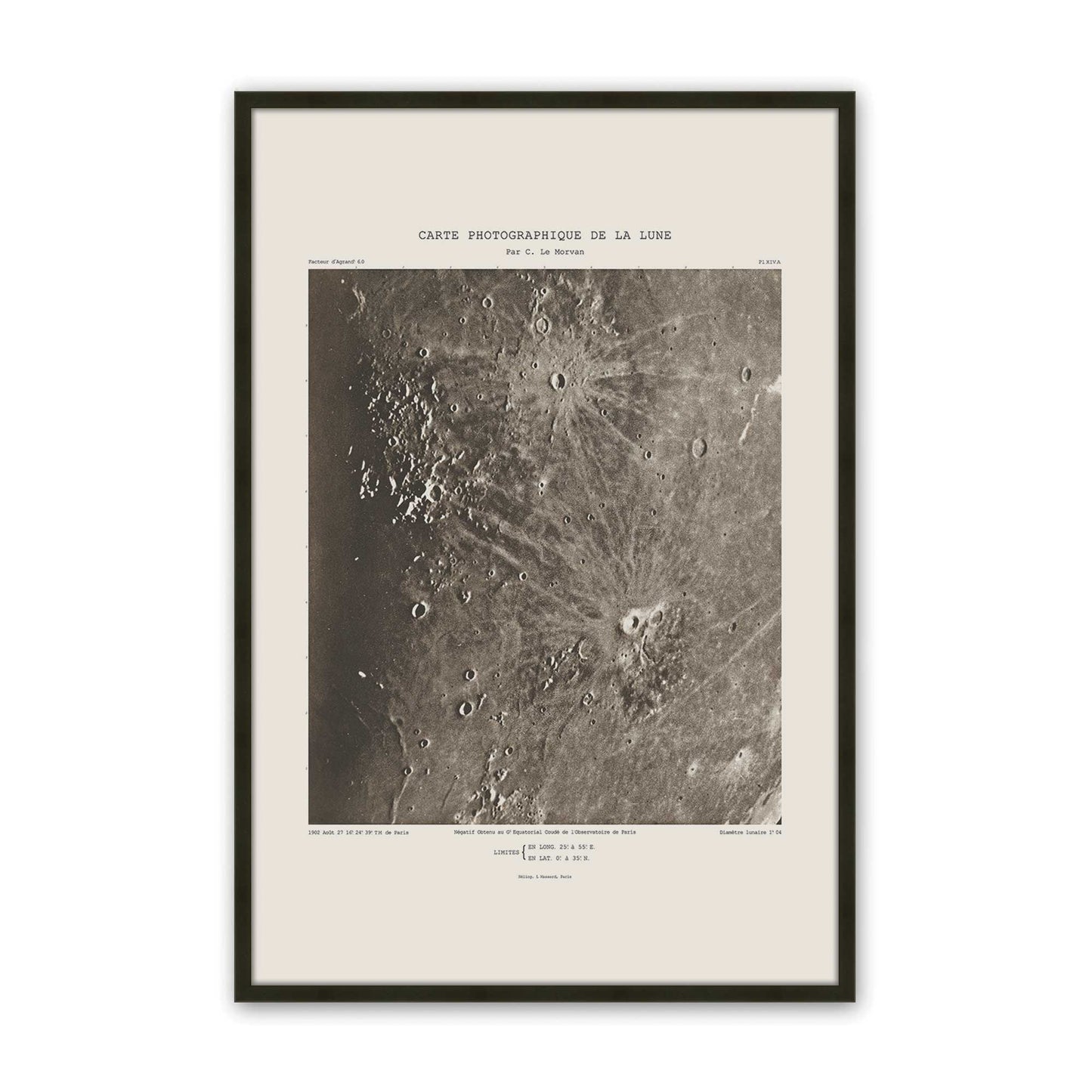 [Color:Satin Black], Picture of art in a Satin Black frame