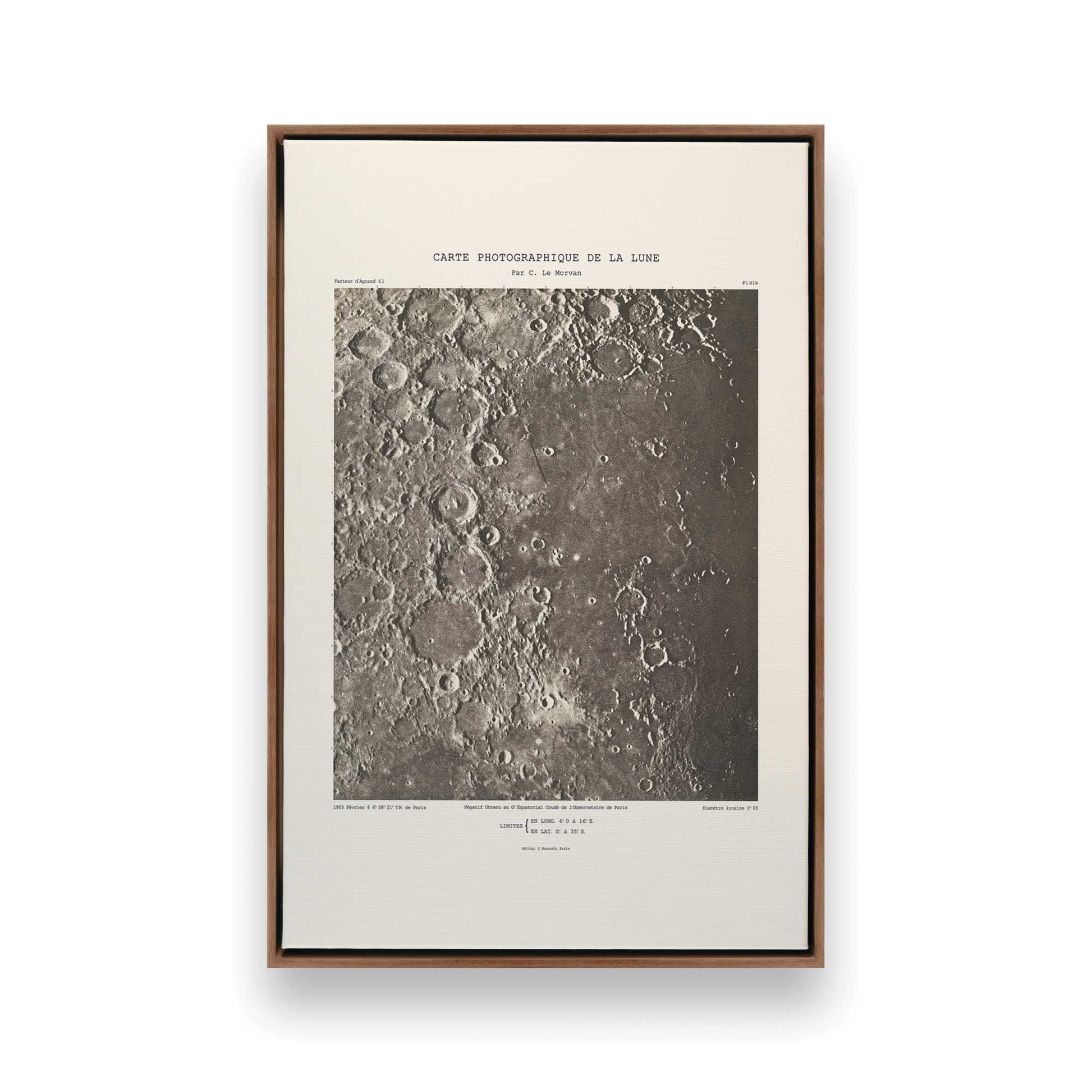[Color:Walnut], Picture of art in a Walnut frame