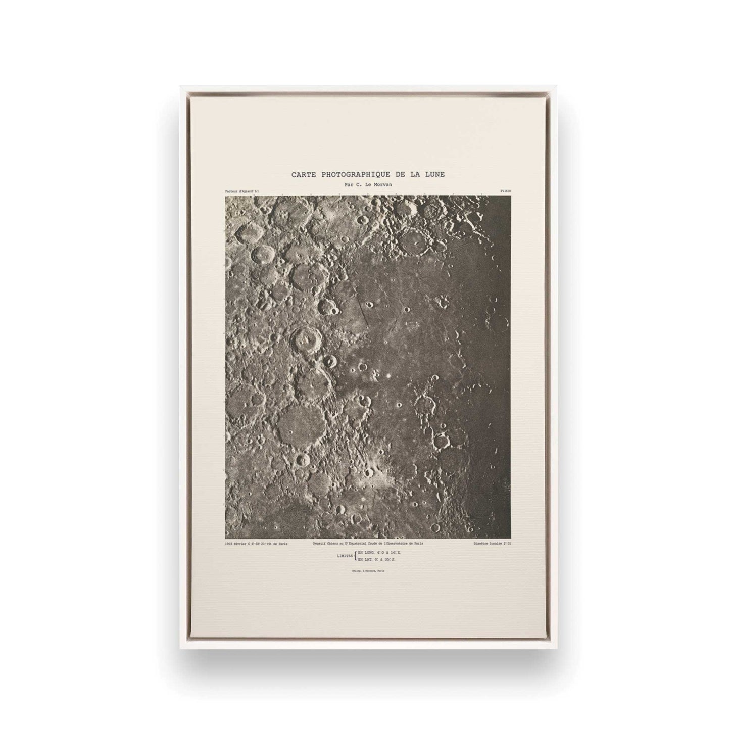 [Color:Opaque White], Picture of art in a White frame