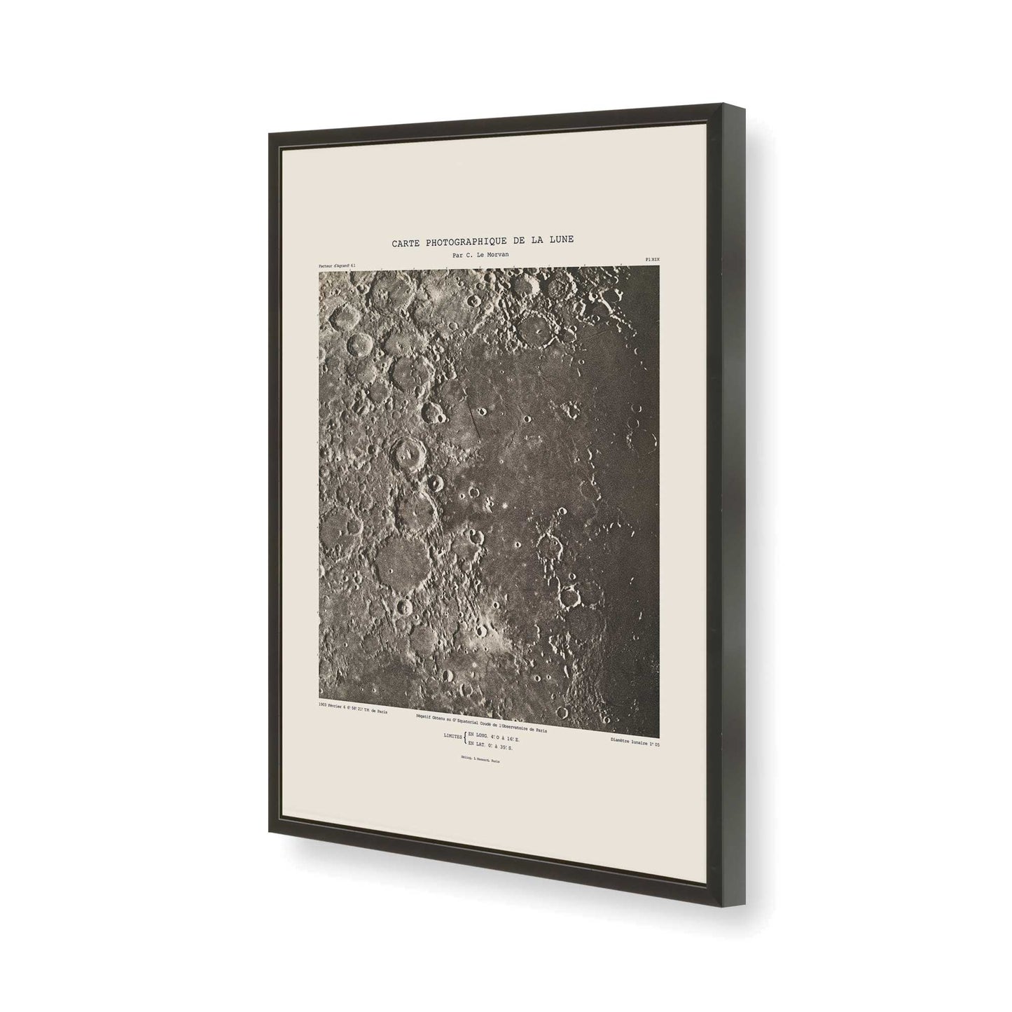 [Color:Satin Black], Picture of art in a Satin Black frame of the corner