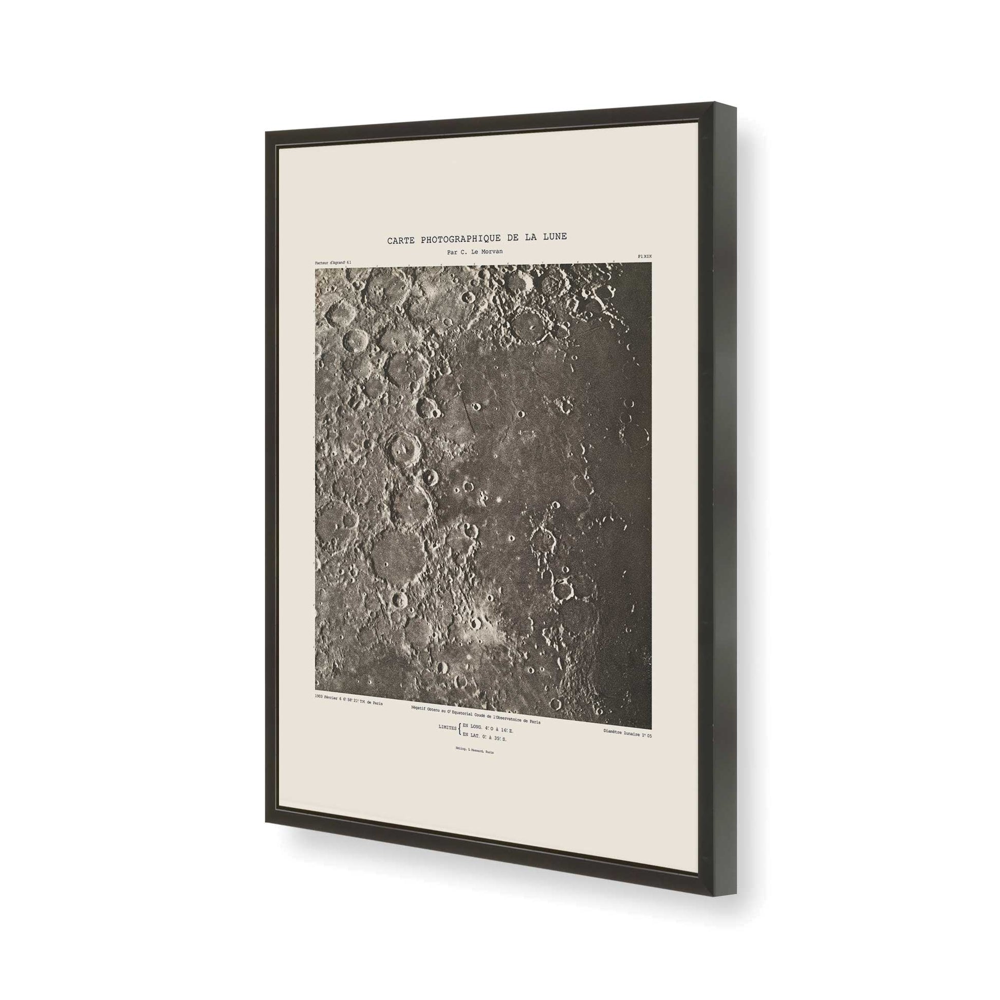 [Color:Satin Black], Picture of art in a Satin Black frame of the corner