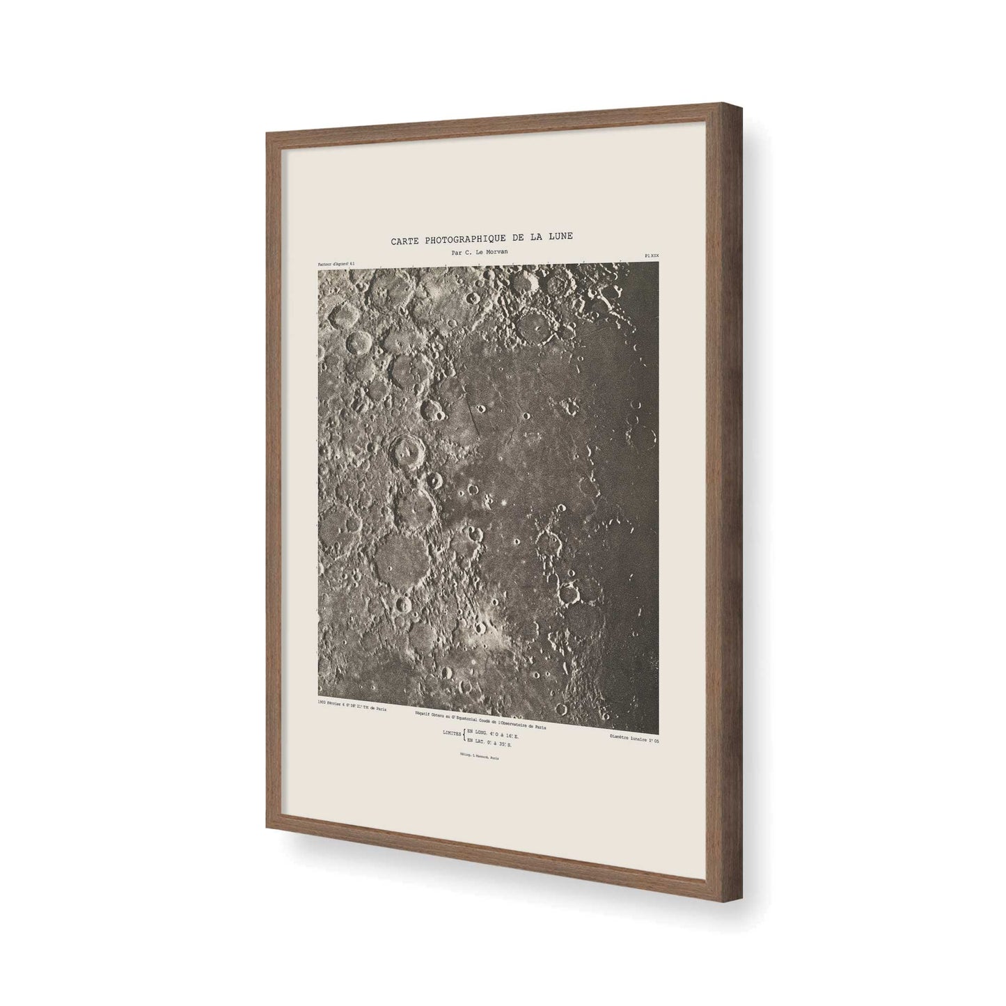 [Color:Walnut], Picture of art in a Walnut frame of the corner